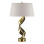 Hubbardton Forge 2014 Modern Brass Flax Shade (SE) Folio Table Lamp