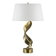 Hubbardton Forge 2014 Modern Brass Natural Anna Shade (SF) Folio Table Lamp