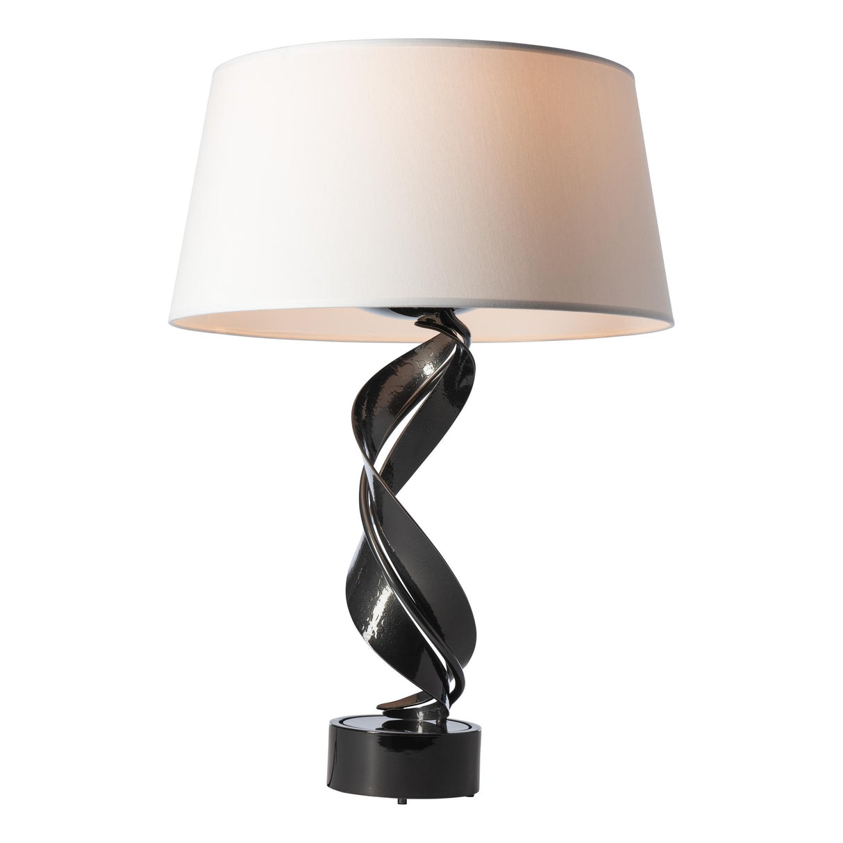 Hubbardton Forge 2014 Ink Natural Anna Shade (SF) Folio Table Lamp
