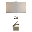 Hubbardton Forge 2011 Soft Gold Flax Shade (SE) Gallery Spiral Table Lamp
