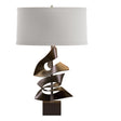 Hubbardton Forge 2011 Bronze Flax Shade (SE) Gallery Twofold Table Lamp