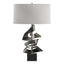 Hubbardton Forge 2011 Dark Smoke Flax Shade (SE) Gallery Twofold Table Lamp