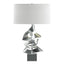 Hubbardton Forge 2011 Vintage Platinum Natural Anna Shade (SF) Gallery Twofold Table Lamp