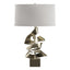 Hubbardton Forge 2011 Soft Gold Flax Shade (SE) Gallery Twofold Table Lamp