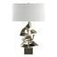 Hubbardton Forge 2011 Soft Gold Natural Anna Shade (SF) Gallery Twofold Table Lamp
