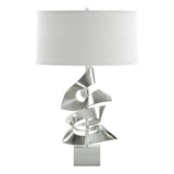 Hubbardton Forge 2011 Sterling Natural Anna Shade (SF) Gallery Twofold Table Lamp