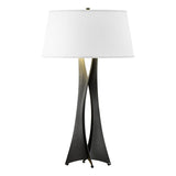 Hubbardton Forge 2013 Black Flax Shade (SE) Moreau Tall Table Lamp