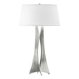 Hubbardton Forge 2013 Sterling Flax Shade (SE) Moreau Tall Table Lamp