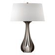 Hubbardton Forge 2013 Bronze Flax Shade (SE) Lino Table Lamp
