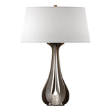 Hubbardton Forge 2013 Bronze Flax Shade (SE) Lino Table Lamp