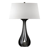 Hubbardton Forge 2013 Black Flax Shade (SE) Lino Table Lamp