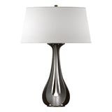 Hubbardton Forge 2013 Oil Rubbed Bronze Flax Shade (SE) Lino Table Lamp