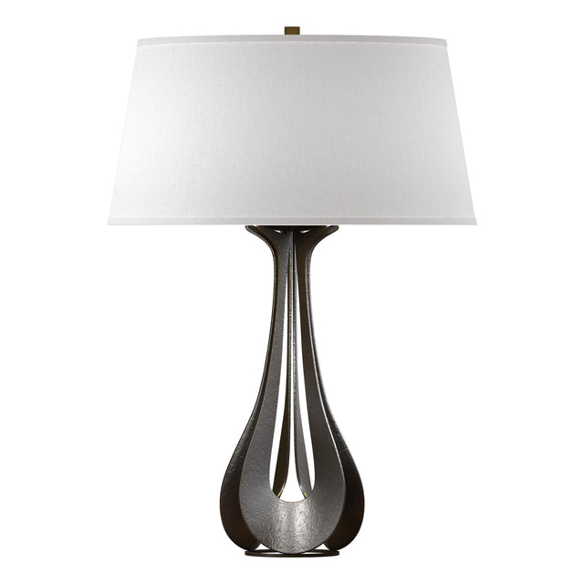 Hubbardton Forge 2013 Oil Rubbed Bronze Flax Shade (SE) Lino Table Lamp