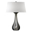 Hubbardton Forge 2013 Natural Iron Flax Shade (SE) Lino Table Lamp