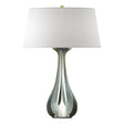 Hubbardton Forge 2013 Vintage Platinum Flax Shade (SE) Lino Table Lamp