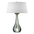 Hubbardton Forge 2013 Vintage Platinum Natural Anna Shade (SF) Lino Table Lamp
