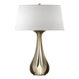 Hubbardton Forge 2013 Soft Gold Flax Shade (SE) Lino Table Lamp