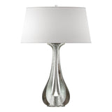 Hubbardton Forge 2013 Sterling Flax Shade (SE) Lino Table Lamp