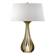 Hubbardton Forge 2013 Modern Brass Flax Shade (SE) Lino Table Lamp