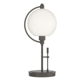 Hubbardton Forge 2015 Dark Smoke Opal Glass (GG) Pluto Table Lamp