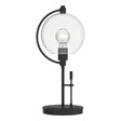 Hubbardton Forge 2015 Black Clear Glass (ZM) Pluto Table Lamp