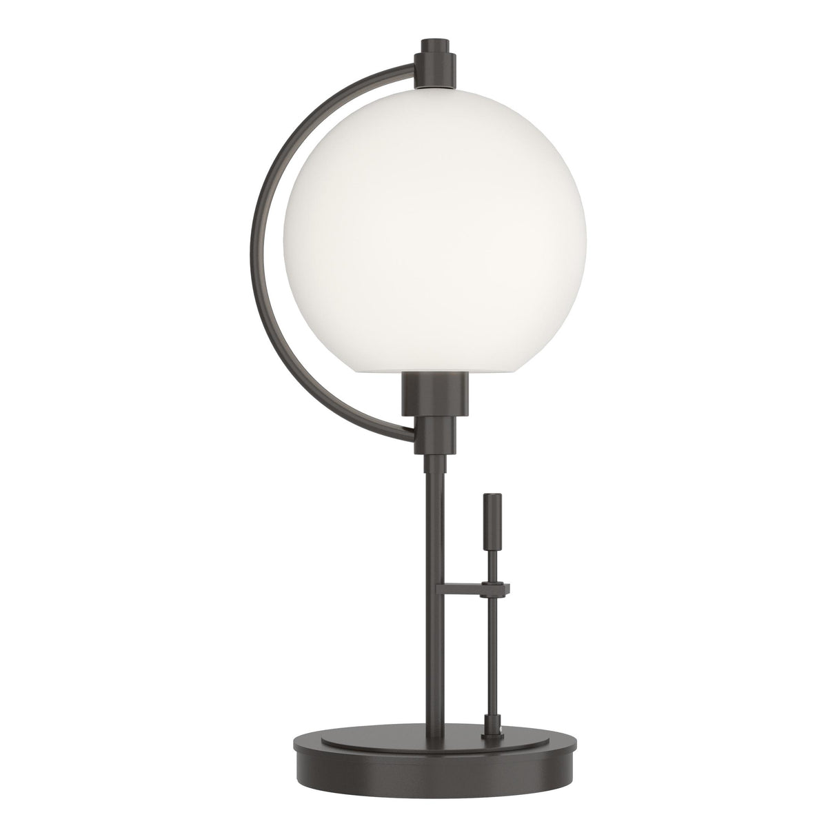 Hubbardton Forge 2015 Oil Rubbed Bronze Opal Glass (GG) Pluto Table Lamp