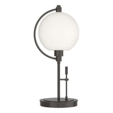 Hubbardton Forge 2015 Oil Rubbed Bronze Opal Glass (GG) Pluto Table Lamp