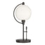 Hubbardton Forge 2015 Oil Rubbed Bronze Opal Glass (GG) Pluto Table Lamp