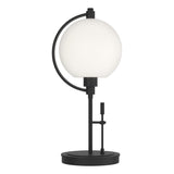 Hubbardton Forge 2015 Black Opal Glass (GG) Pluto Table Lamp
