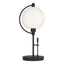 Hubbardton Forge 2015 Black Opal Glass (GG) Pluto Table Lamp