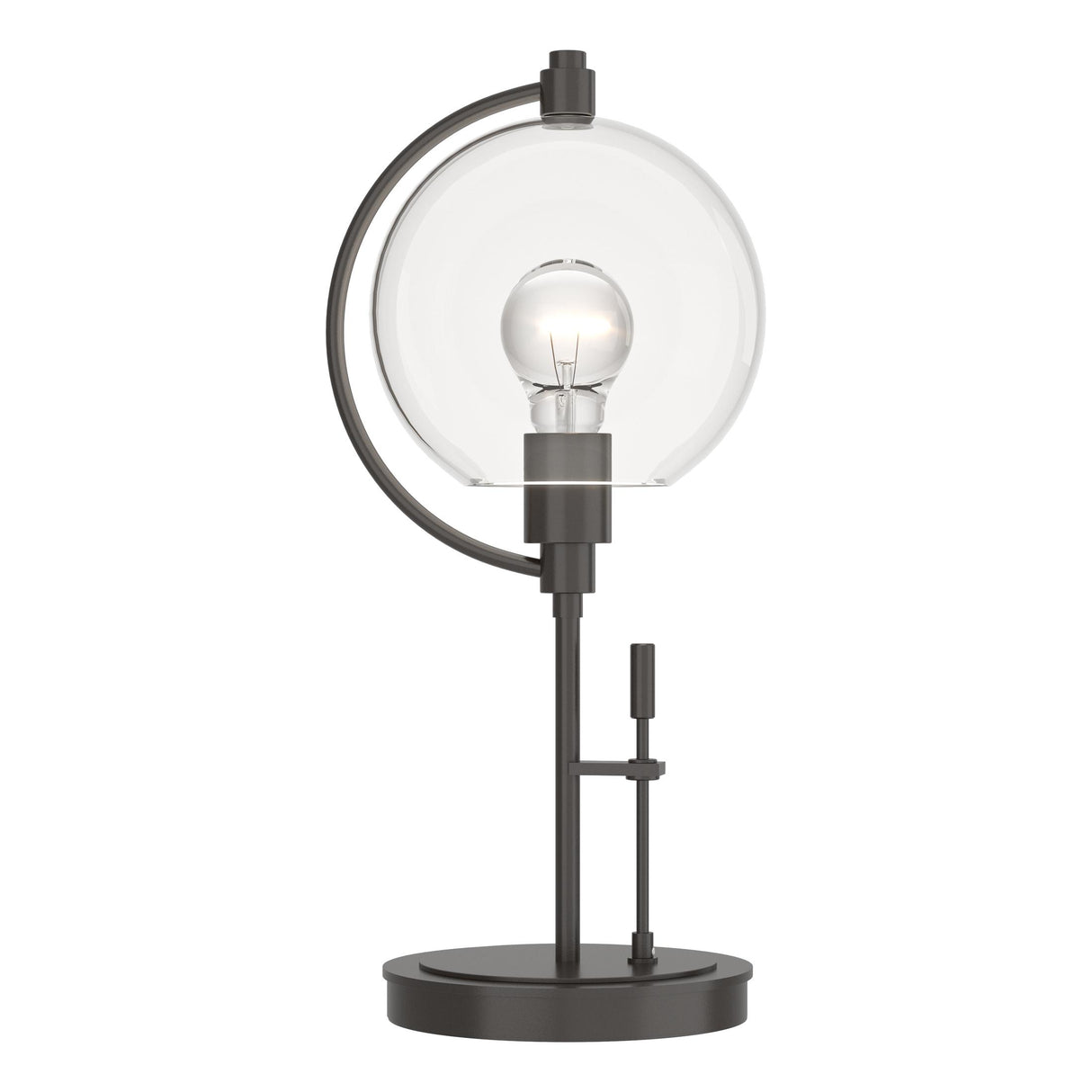 Hubbardton Forge 2015 Oil Rubbed Bronze Clear Glass (ZM) Pluto Table Lamp