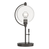 Hubbardton Forge 2015 Oil Rubbed Bronze Clear Glass (ZM) Pluto Table Lamp