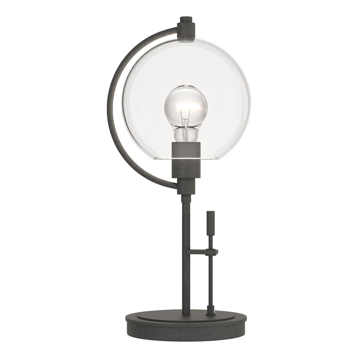 Hubbardton Forge 2015 Natural Iron Clear Glass (ZM) Pluto Table Lamp