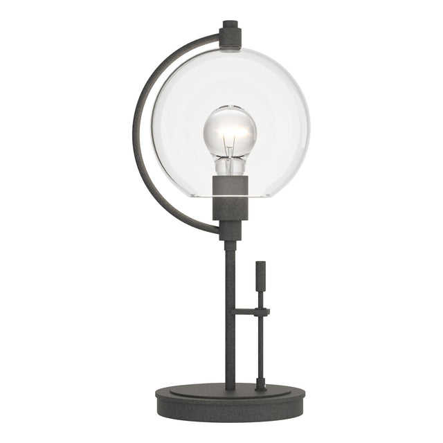Hubbardton Forge 2015 Natural Iron Clear Glass (ZM) Pluto Table Lamp