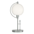 Hubbardton Forge 2015 Vintage Platinum Opal Glass (GG) Pluto Table Lamp