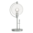 Hubbardton Forge 2015 Vintage Platinum Clear Glass (ZM) Pluto Table Lamp