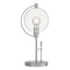 Hubbardton Forge 2015 Vintage Platinum Clear Glass (ZM) Pluto Table Lamp