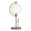 Hubbardton Forge 2015 Soft Gold Opal Glass (GG) Pluto Table Lamp