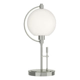 Hubbardton Forge 2015 Sterling Opal Glass (GG) Pluto Table Lamp