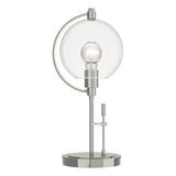 Hubbardton Forge 2015 Sterling Clear Glass (ZM) Pluto Table Lamp