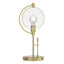 Hubbardton Forge 2015 Modern Brass Clear Glass (ZM) Pluto Table Lamp