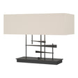 Hubbardton Forge 2013 Black Flax Shade (SE) Cavaletti Table Lamp