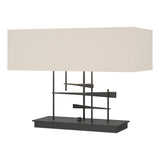 Hubbardton Forge 2013 Black Flax Shade (SE) Cavaletti Table Lamp