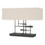 Hubbardton Forge 2013 Black Flax Shade (SE) Cavaletti Table Lamp