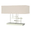 Hubbardton Forge 2013 Sterling Flax Shade (SE) Cavaletti Table Lamp