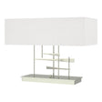 Hubbardton Forge 2013 Sterling Natural Anna Shade (SF) Cavaletti Table Lamp