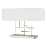 Hubbardton Forge 2013 Sterling Natural Anna Shade (SF) Cavaletti Table Lamp