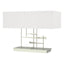 Hubbardton Forge 2013 Sterling Natural Anna Shade (SF) Cavaletti Table Lamp