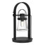 Hubbardton Forge 2014 Black Clear Glass (ZM) Erlenmeyer Table Lamp