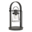 Hubbardton Forge 2014 Natural Iron Clear Glass (ZM) Erlenmeyer Table Lamp
